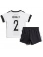 Billige Tyskland Antonio Rudiger #2 Hjemmedraktsett Barn VM 2022 Kortermet (+ Korte bukser)